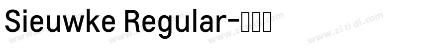 Sieuwke Regular字体转换